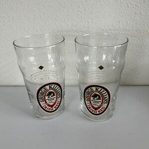George Killian's Irish Red Beer Glasses Premium Lager Nonic Pint Lot of 2